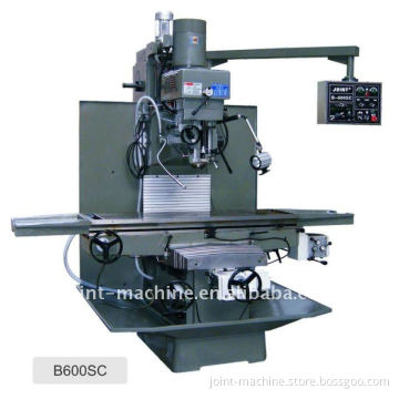 Joint Brand High Precision in Low Price Milling Machine B600SC with Taiwan Quality Milling Head